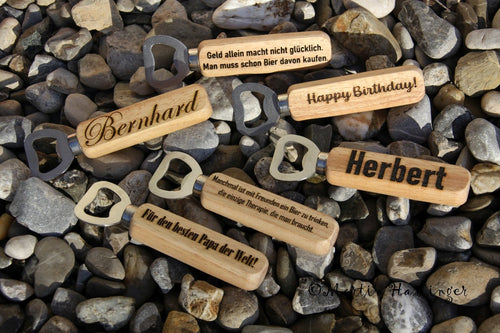 Flaschenöffner - Buche